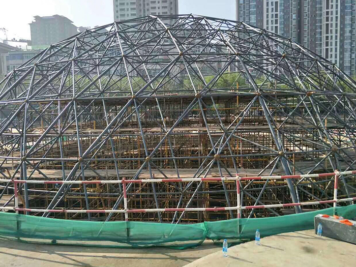 防城港球形网架钢结构施工